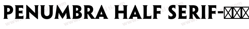Penumbra Half Serif字体转换